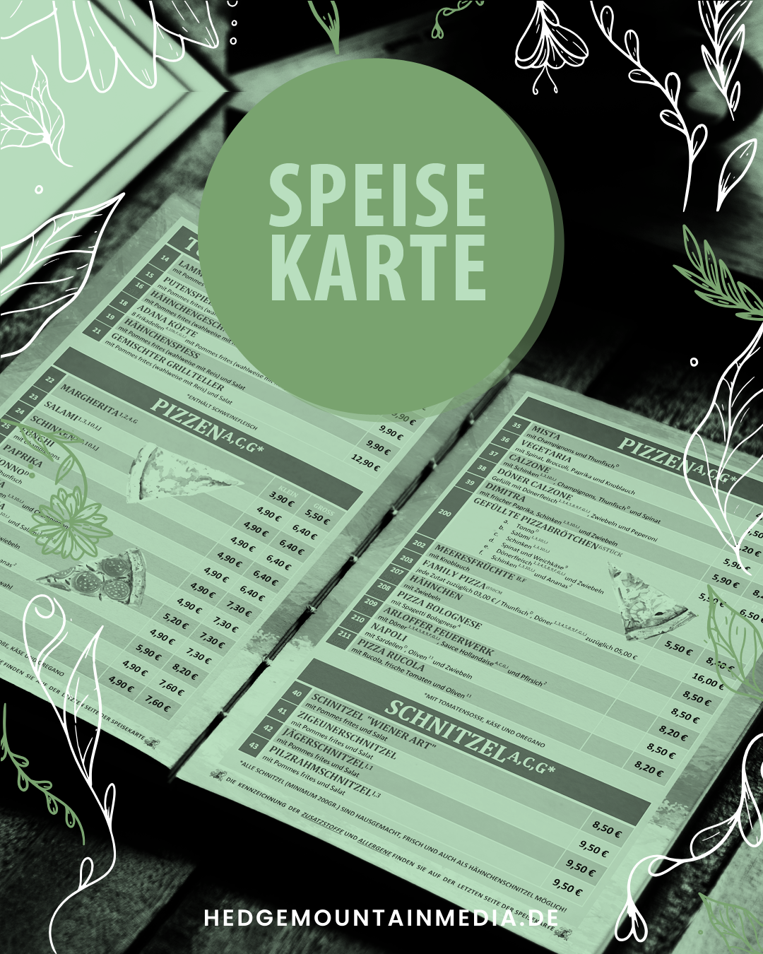 Speisekarte für Laguna Grill