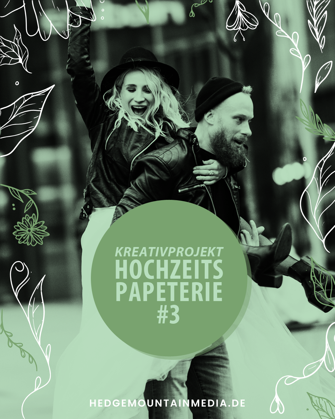 Kreativprojekt einer fiktiven Themenhochzeitspapeterie